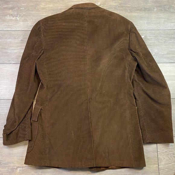 Lee For The Man Vintage Corduroy Blazer Jacket Brown Made in USA VTG - Picture 6 of 9